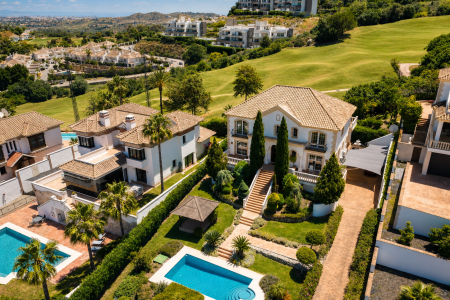 Villa bird view